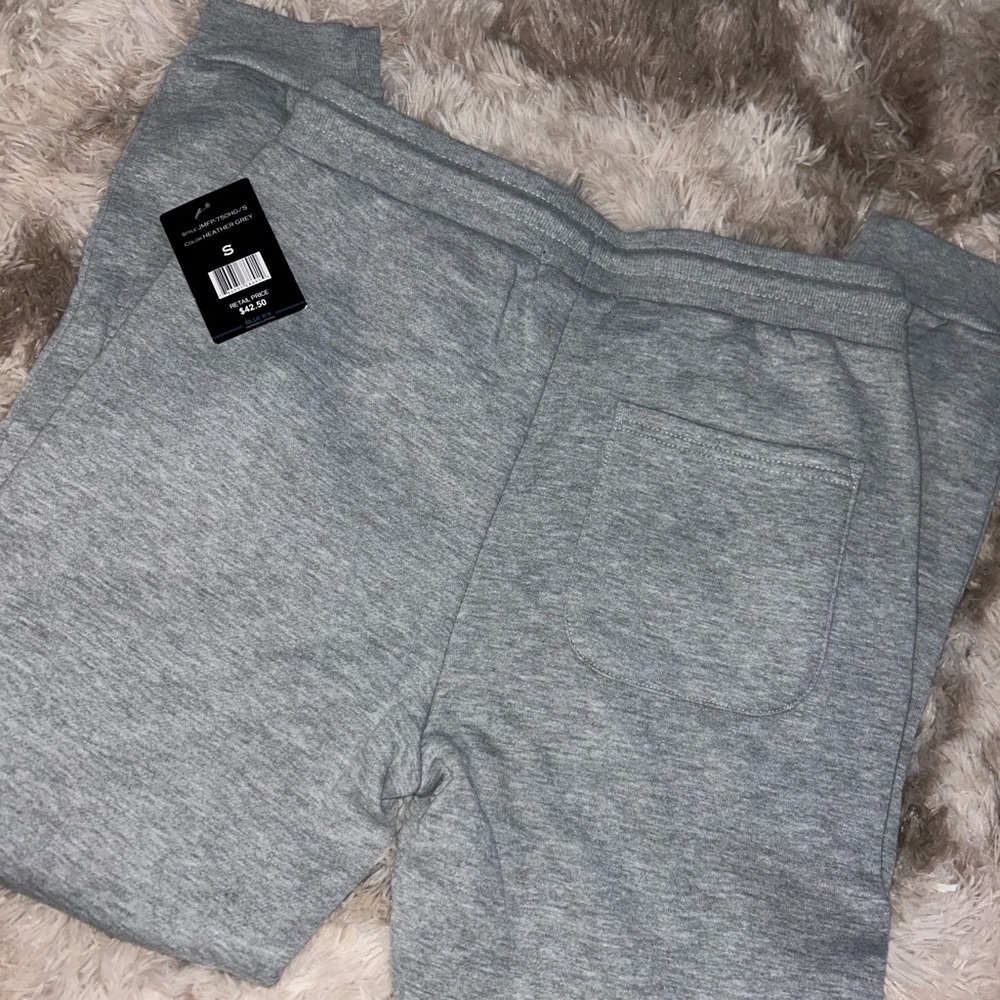Blue Ice Men’s Fleece Lined Joggers Pants - Heather Grey - NWT S - Picture 5 of 9